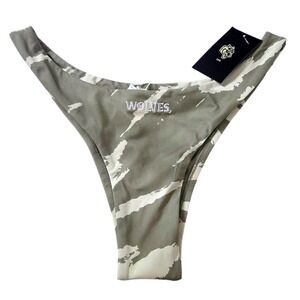 Darc Sport Hardcore Nikita Bikini Bottom Cacti Cream Native Camo Wolves Small